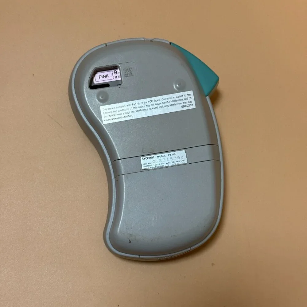 Brother P-Touch Home & Hobby II PT-110 Handheld Label Maker Gray